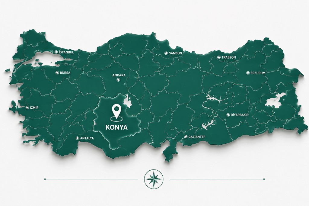 Konya haritası